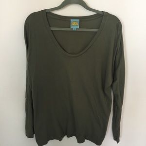 Olive Green Long Sleeve Tee